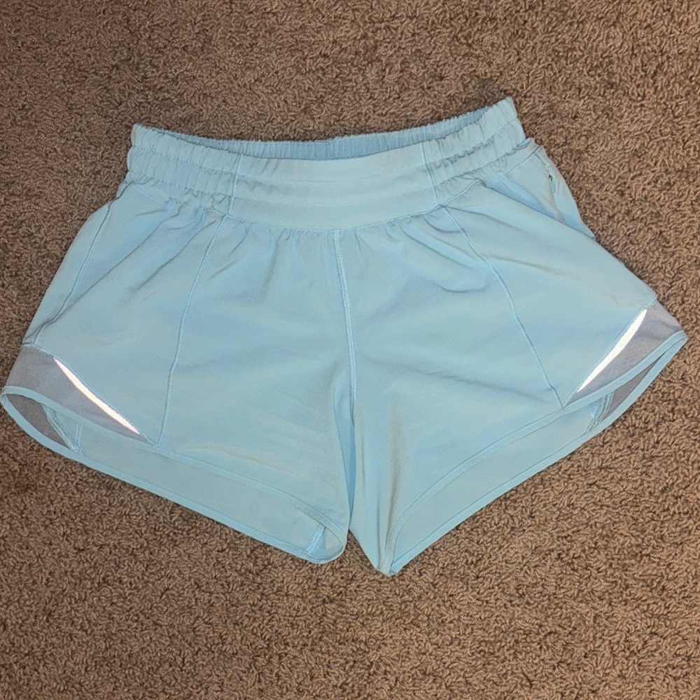 Lululemon Athletica Blue Athletic Shorts with Elastic Waistband